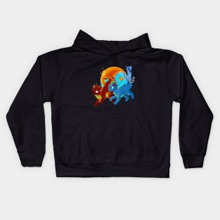 dragões elementais Kids Hoodie